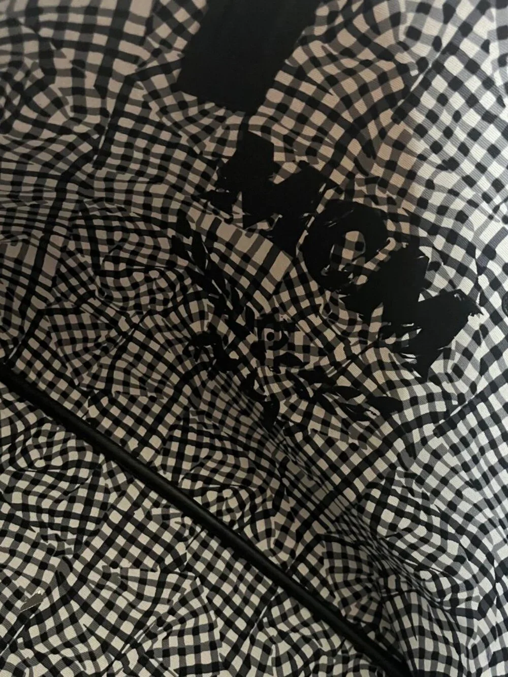 MCM large Liz reversible tote bag in black visetos